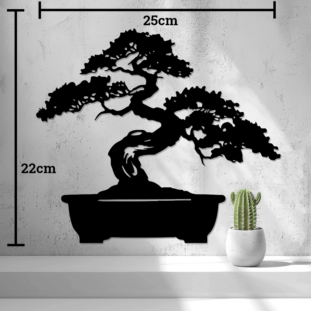2d Bonsai Wall Art - thumbnail 4
